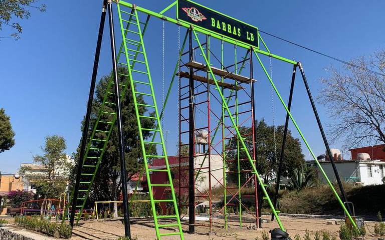 Remodelan parque de colonia de Tlaxcala capital e instalan instrumento de calistenia