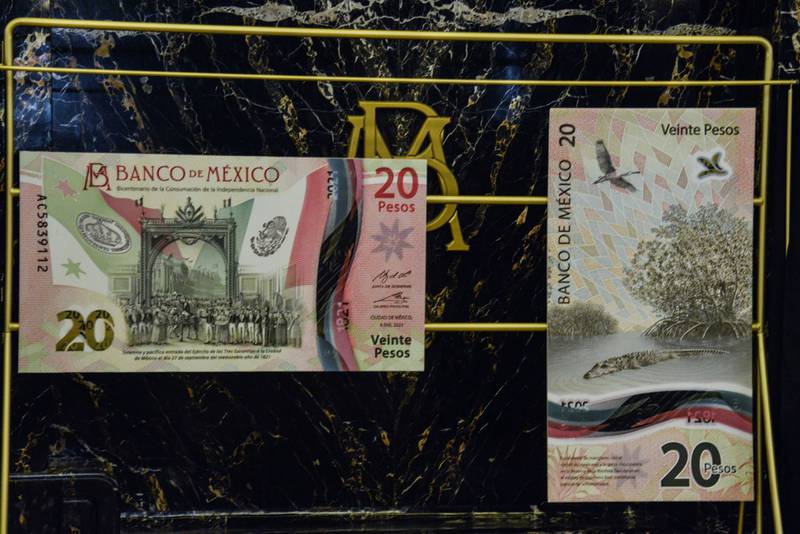 Gana billete de 20 pesos premio como uno de los mejores de América Latina