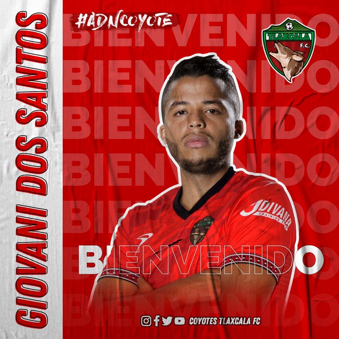 Coyotes de Tlaxcala anuncia el fichaje de Giovani Dos Santos