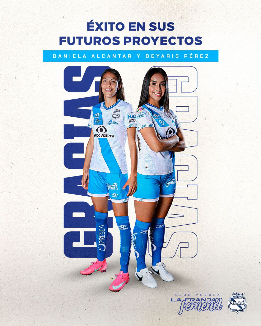 Puebla Femenil da de baja a dos jugadoras 