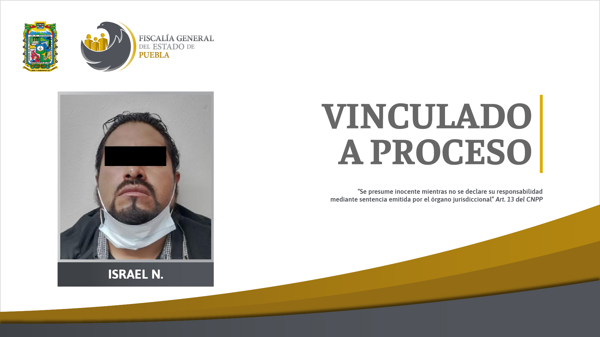 FGE obtuvo prisión preventiva a presunto responsable de abuso sexual en agravio de una menor