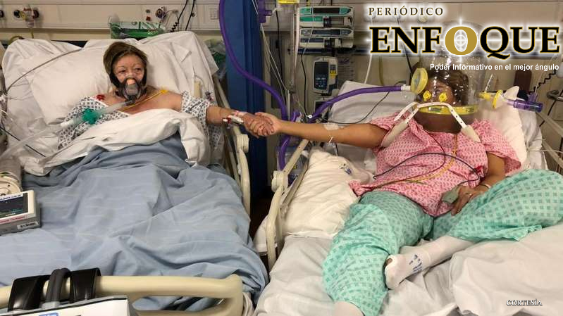 ¿Por qué está teniendo mucha repercusión  la foto de una hija y su madre enfermas por COVID-19?