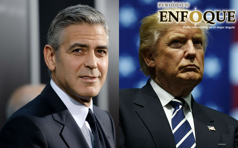 George Clooney arremete contra Donald Trump  y su familia.
