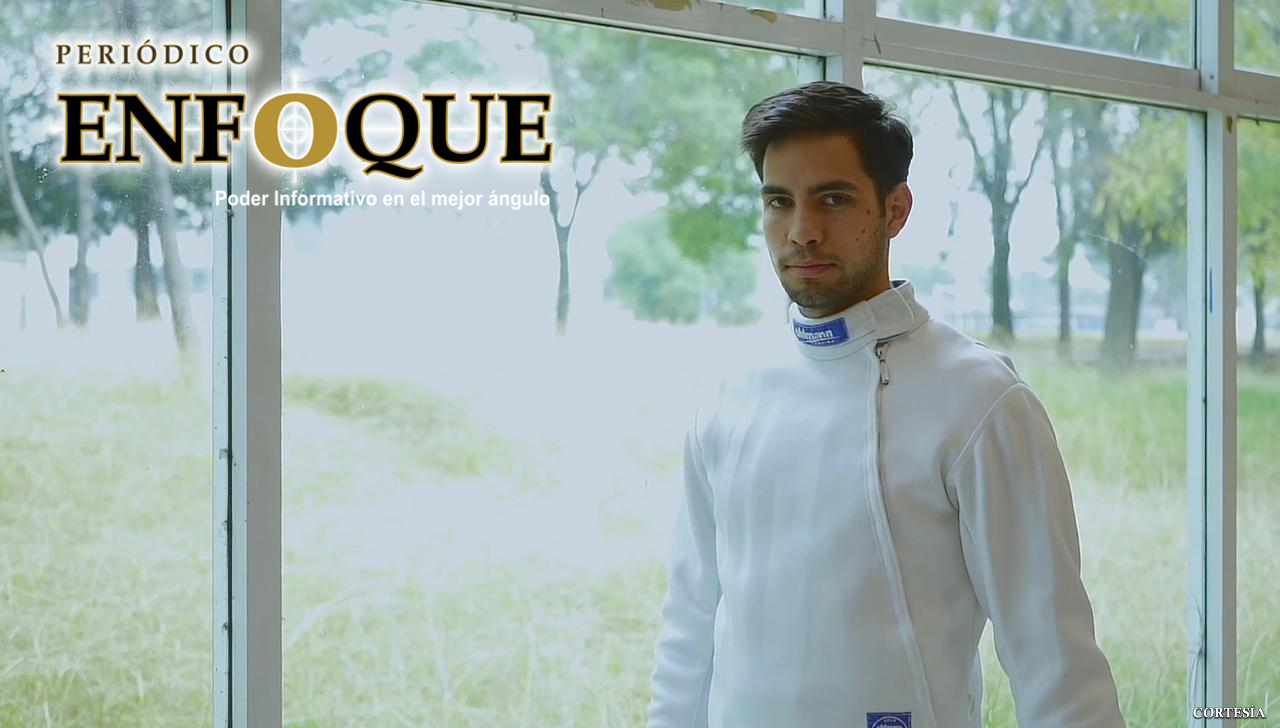 El poblano Gibrán Zea, mejor esgrimista de México, sueña con JJOO 