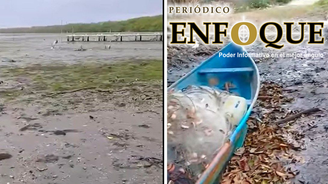 Desaparece la Laguna de Alvarado en Veracruz.