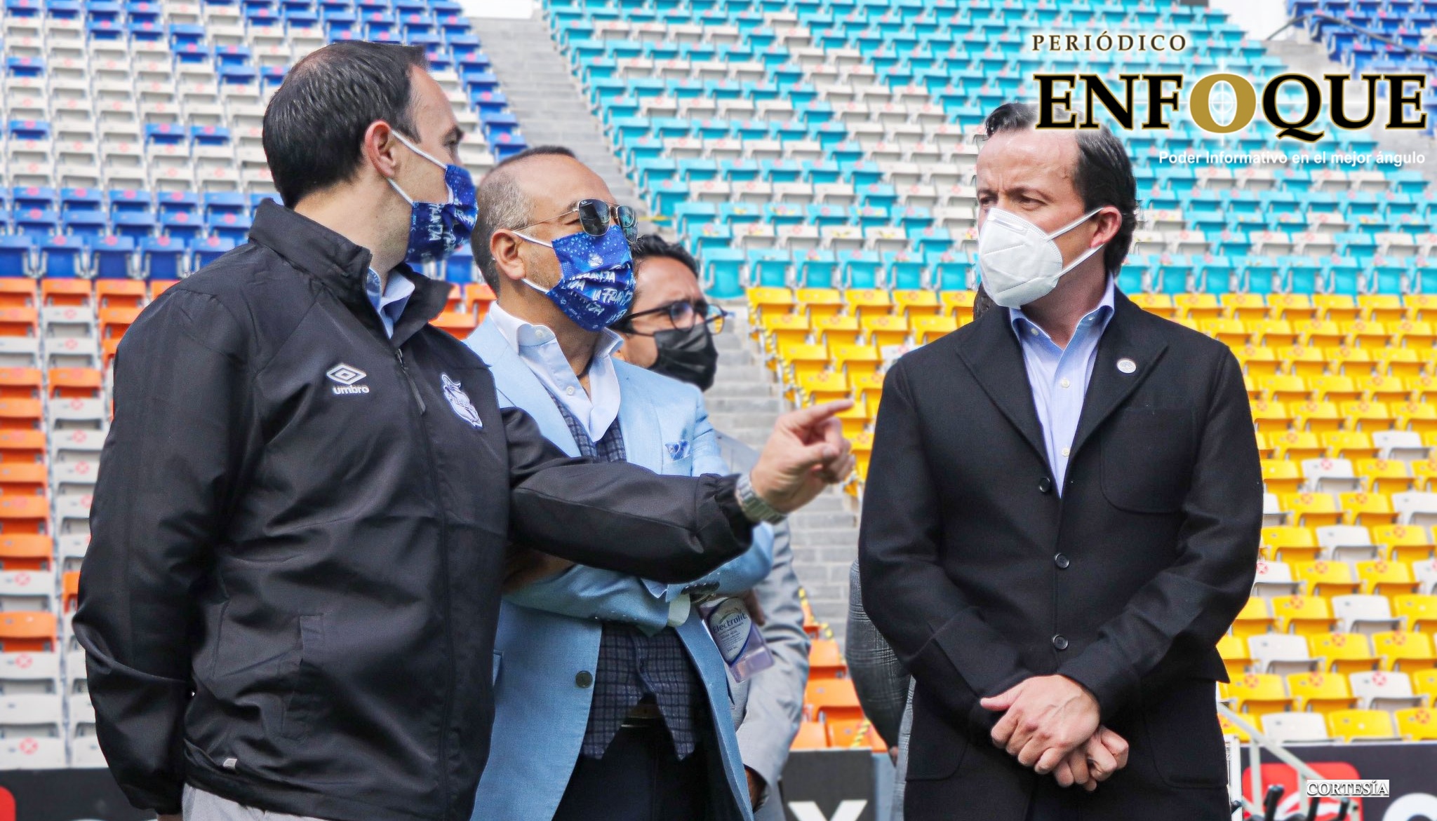 Recordando su pasado político el nuevo presidente de la Liga MX visitó al Club Puebla en su gira de trabajo