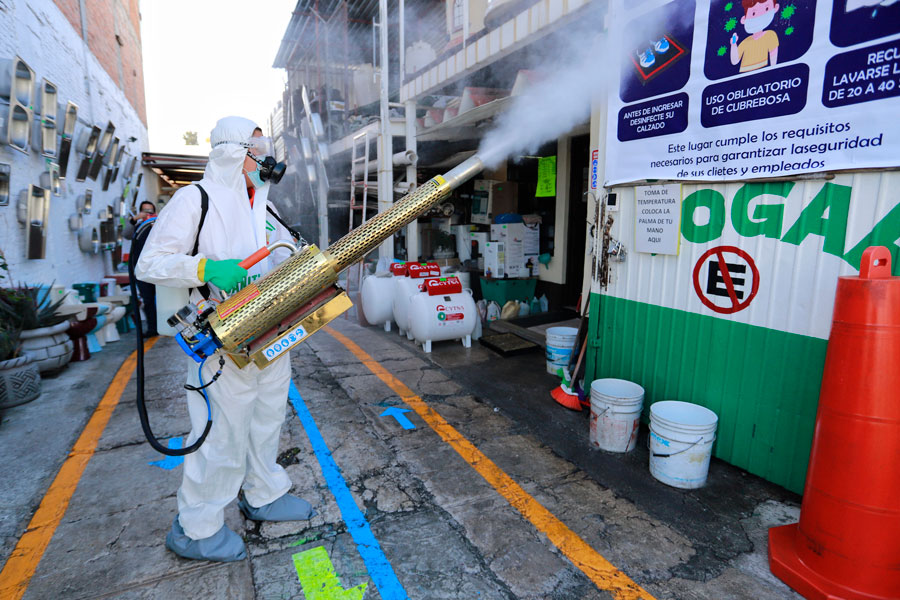 pachuca sanitizacion