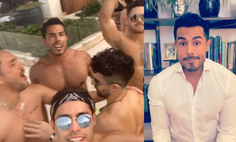 Oftalmólogo que causó polémica por vacunarse y luego ir de fiesta reaparece para disculparse (Video)