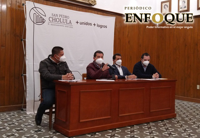 Anuncia Arriaga apoyos a comercios de Cholula con condonación y descuentos