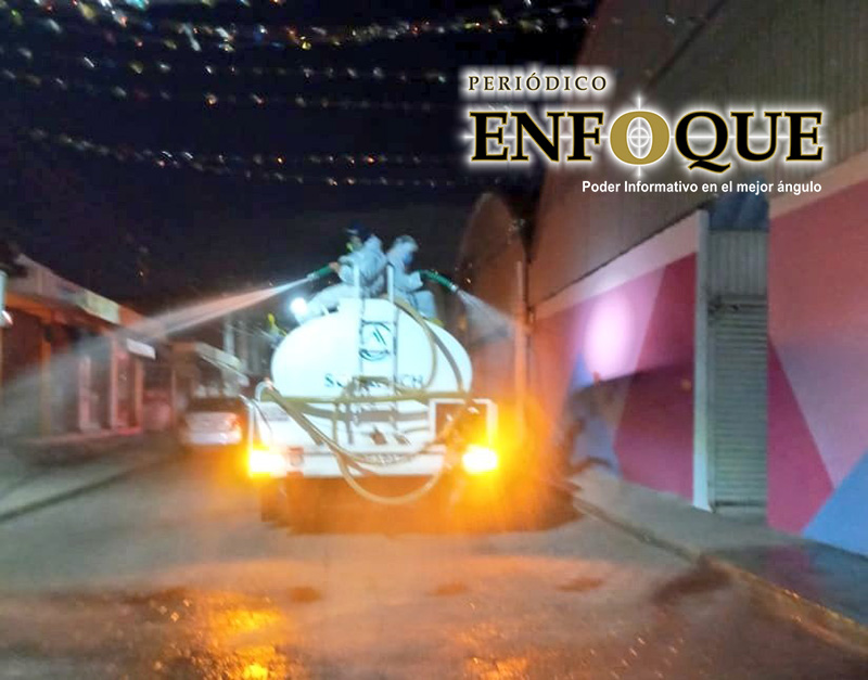 Gastó Sosapach un millón de pesos en jornadas de sanitización en 2020