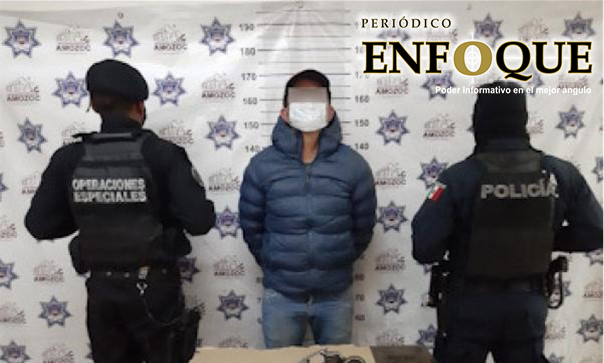 Capturan en Amozoc a presunto asaltante que encerró las empleadas en una bodega 
