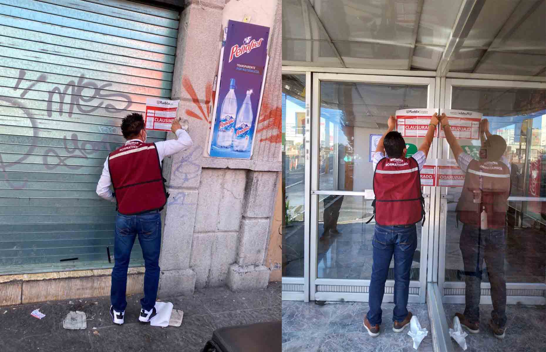  Clausuran ocho establecimientos durante el regreso de actividades