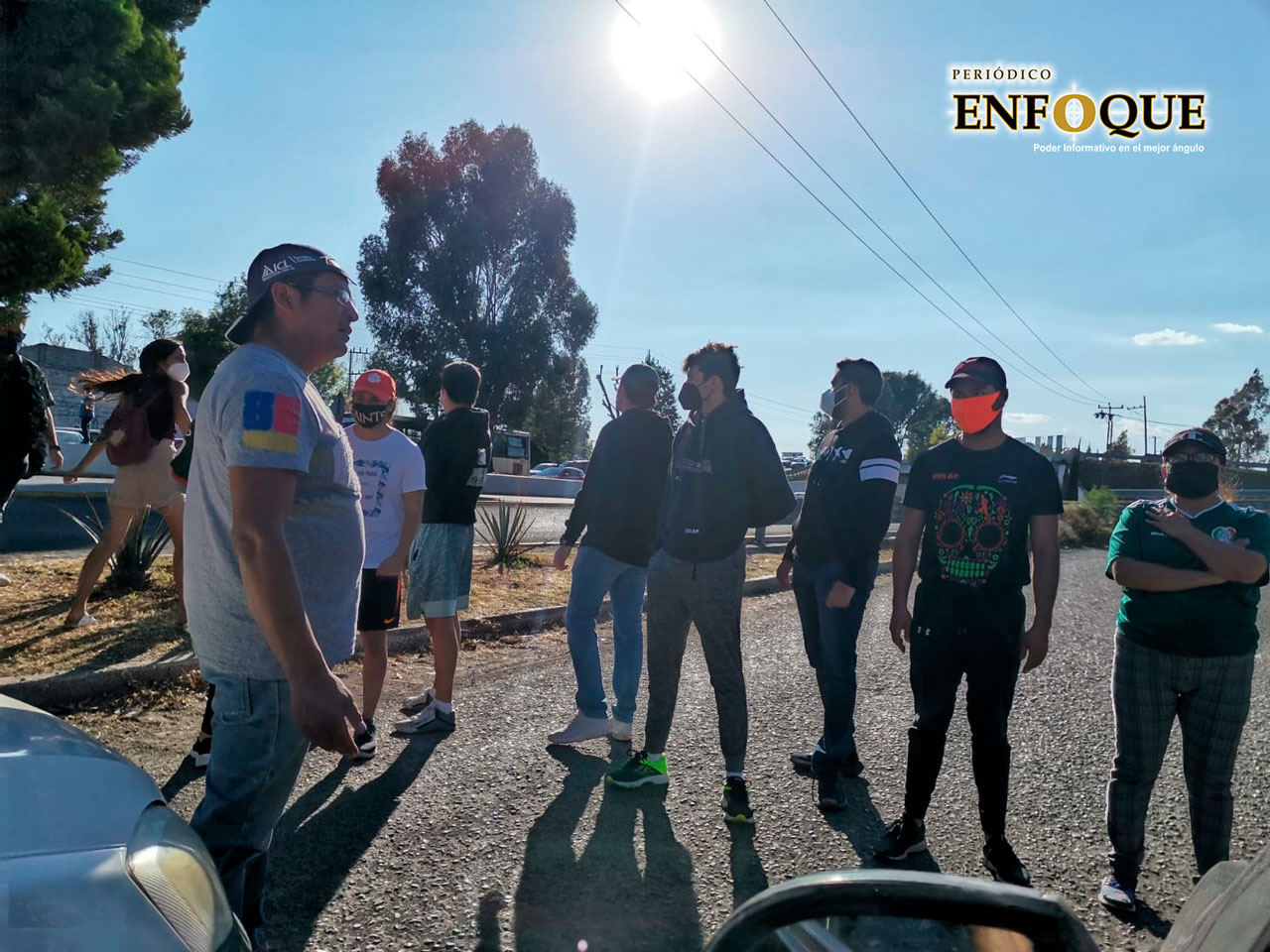 Estudiantes de la UDLAP generan caso vial en la recta a Cholula y Periférico