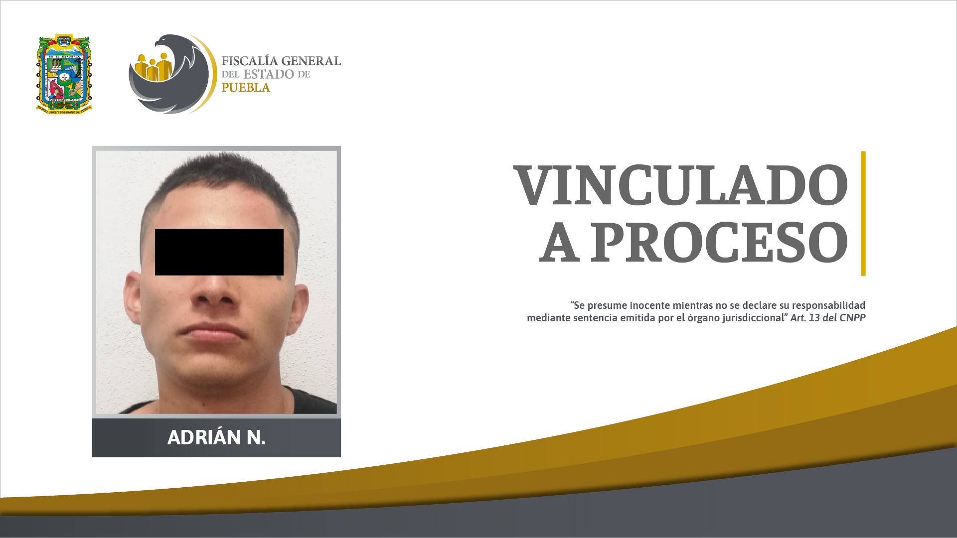 Vinculan a proceso a Adrián N. por delitos contra la salud en su modalidad de narcomenudeo