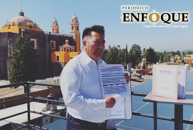 Se registra Adán Xicale ante Morena para buscar la candidatura a presidente municipal en San Andrés