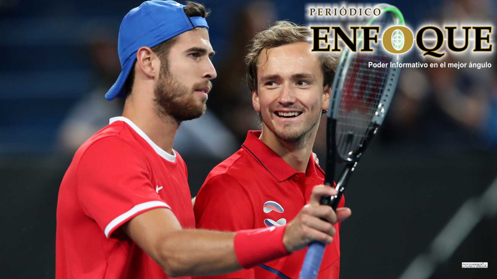Rusia vence a Argentina y sella su pase a las semifinales de la ATP Cup.  