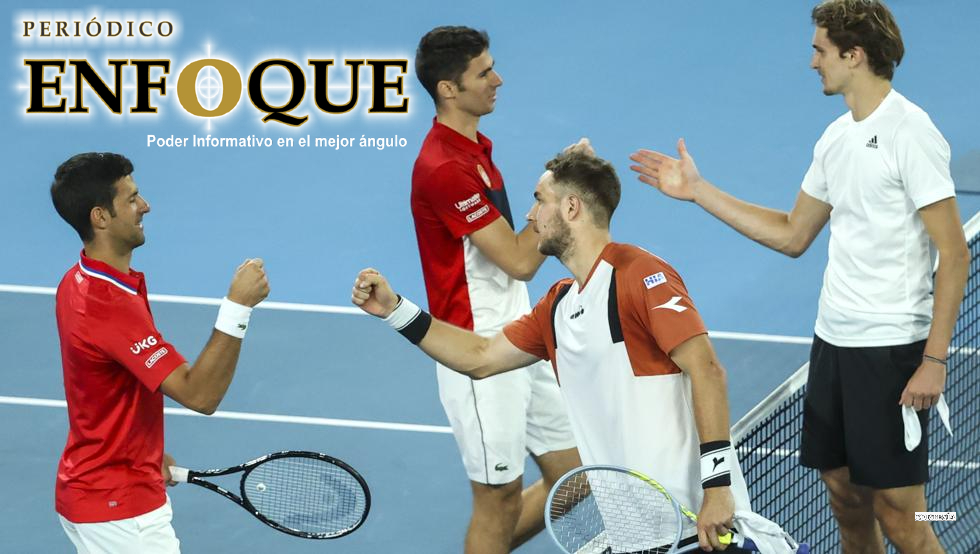 El selectivo de Serbia con todo y Novak Djokovic es eliminado de la ATP Cup. 