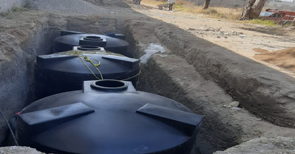 Instala CEAT equipo para captación de agua de lluvia en Contla 