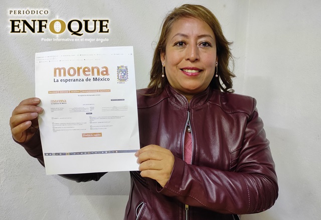 Busca diputada local del distrito 9 precandidatura de Morena a la alcaldía de Cuautlancingo