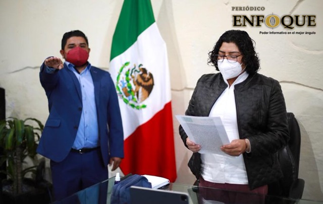 Toman protesta a Miguel Zamora como nuevo inspector de Concepción La Cruz en San Andrés