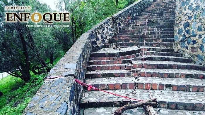 Invertirán más de 2 MDP en rehabilitación de la Escalinata del Pocito en la Gran Pirámide de Cholula