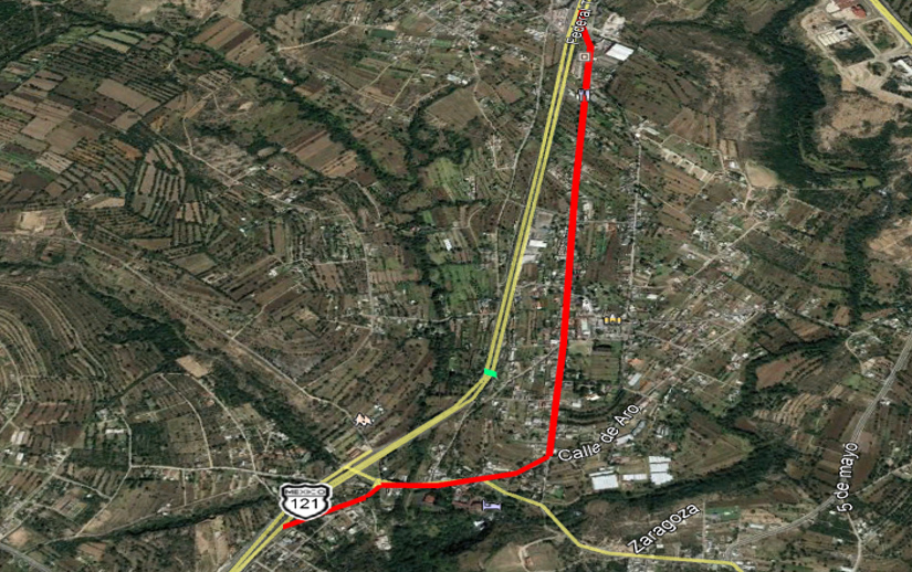 Anuncia SECODUVI cierre de carretera Tlaxcala-Apizaco para colocar trabes del puente peatonal en Atlihuetzia