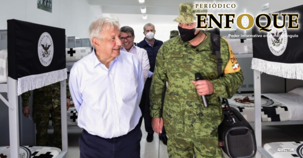 El Presidente Andrés Manuel López Obrador inauguró un Cuartel de la Guardia Nacional en Zacatecas.