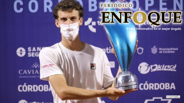 El joven tenista de 19 años Juan Manuel Cerúndolo se corona en el Abierto de Córdoba. 