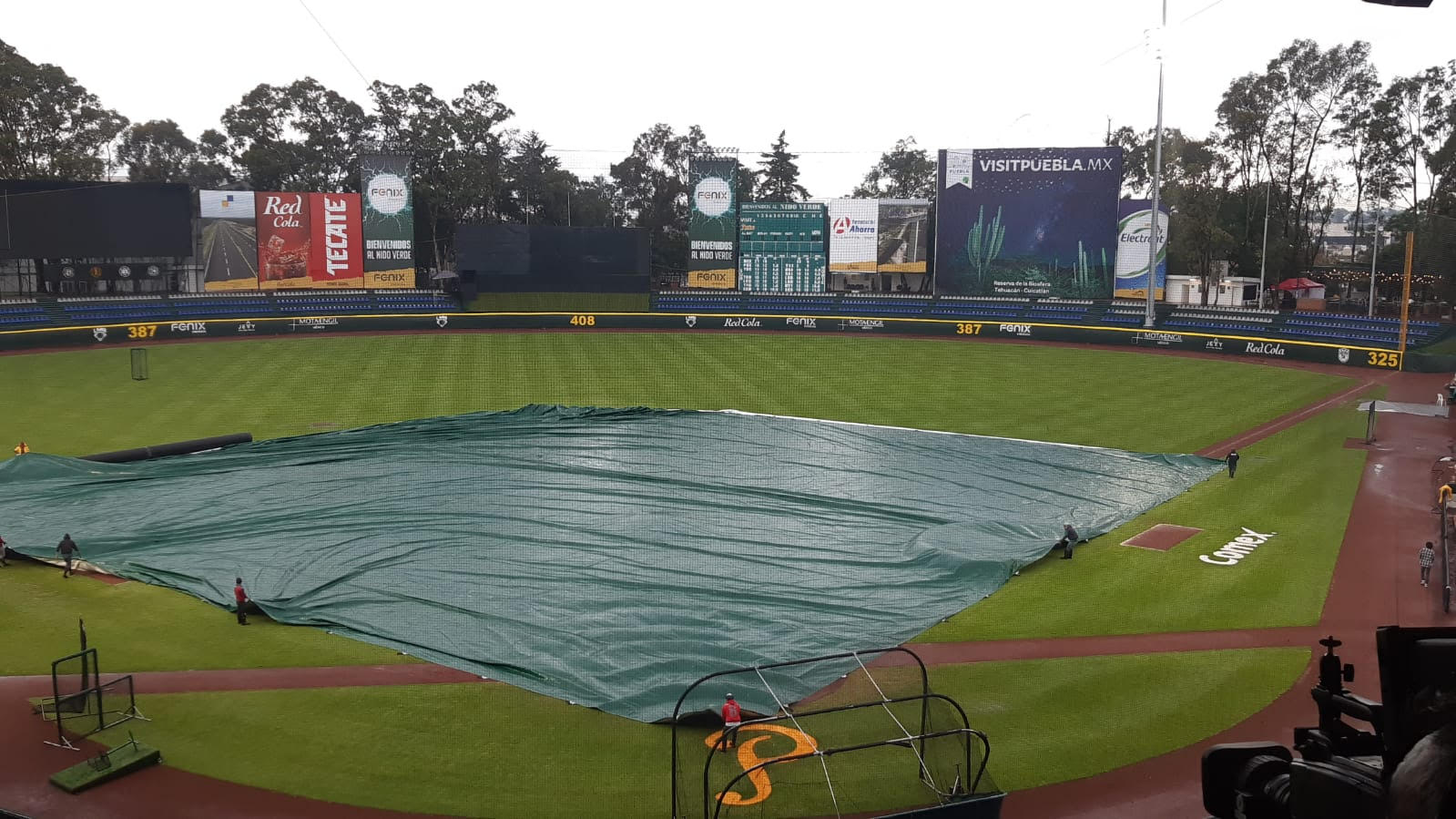 La lluvia sigue siendo el mayor enemigo de Pericos