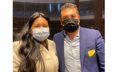 Alcalde electo de Huamantla se reúne con la Cámara de Senadores