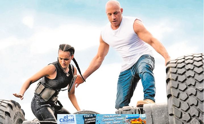 Rápidos y furiosos 9 mantiene el liderato en salas de cine