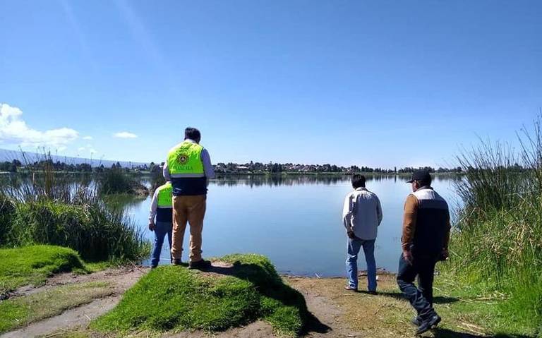 Operativo en la Laguna de Acuitlapilco para evitar la pesca ilegal.