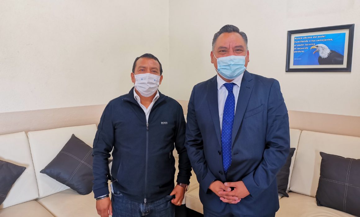 Eleazar Molina tiene su 1er reunión con el alcalde electo Andrés Ramírez
