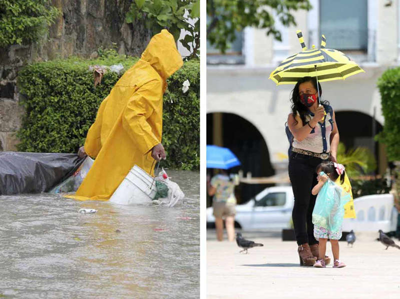 Intensas lluvias y calor con hasta 50 grados, así el clima en México