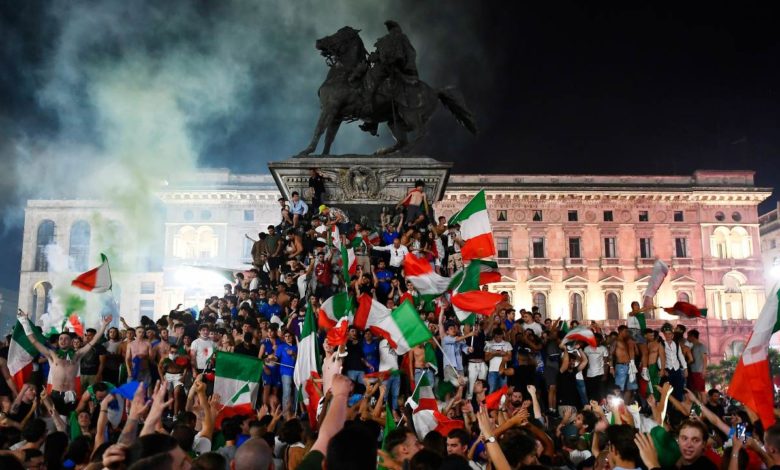 OMS: Celebraciones por triunfo de Italia provocarían aumento de casos Covid19