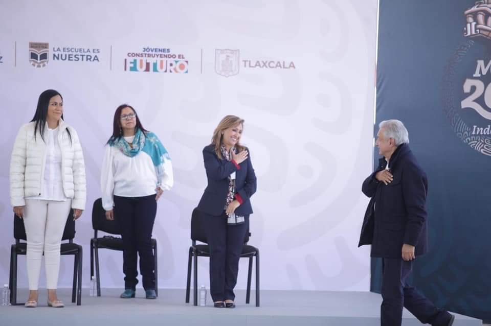 Será universal la pensión para discapacitados en Tlaxcala, acuerdan Amlo y Lorena Cuéllar  