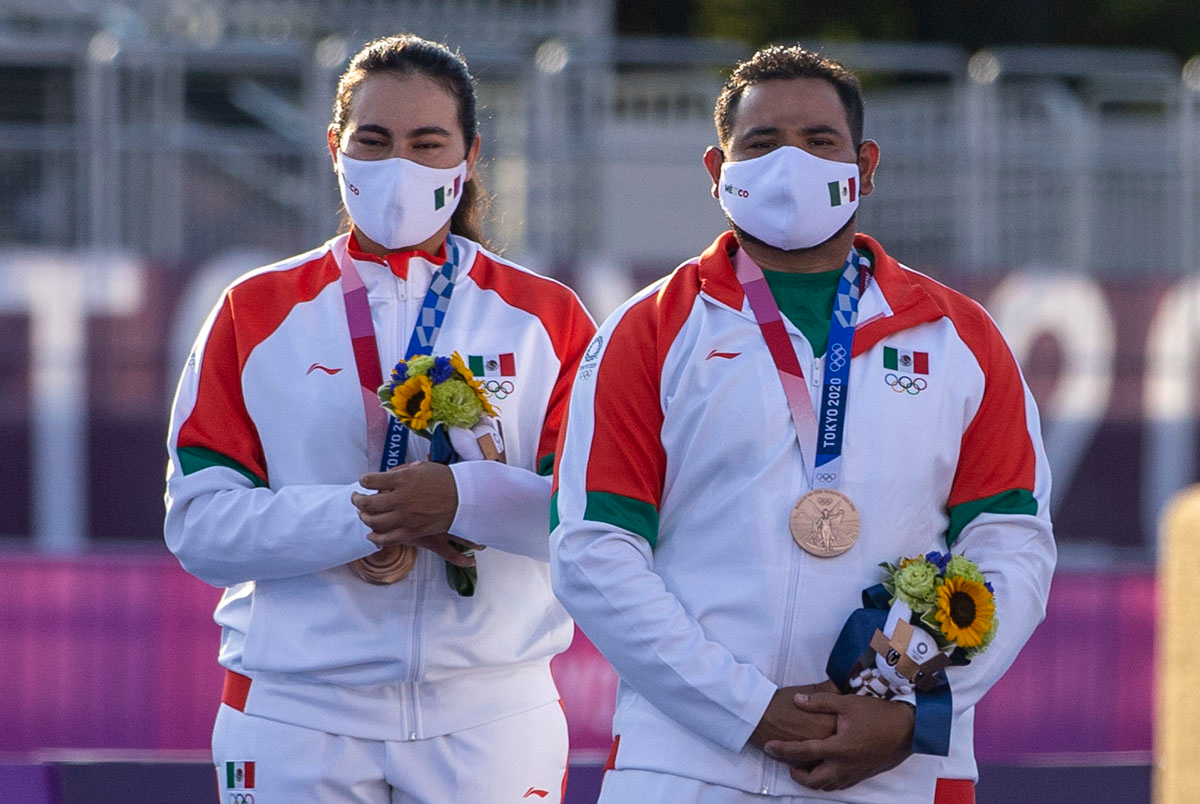 México consiguió su primera medalla de Tokio 2020 en tiro con arco 