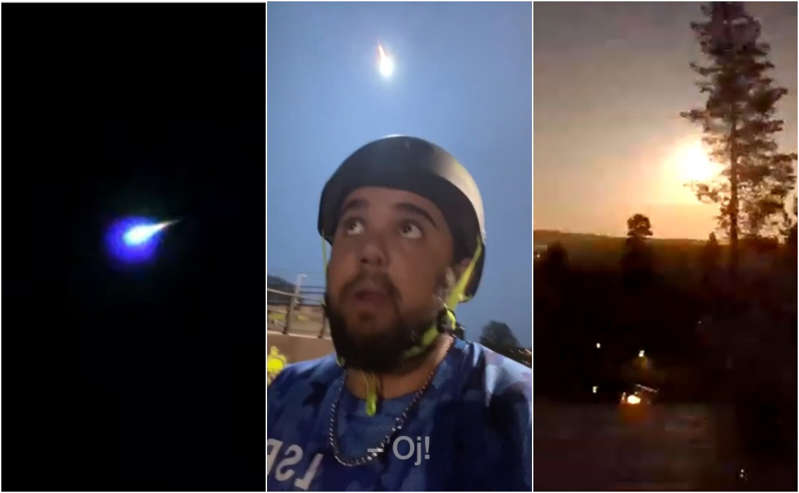 Se ilumina por completo el cielo de Noruega tras caer meteorito