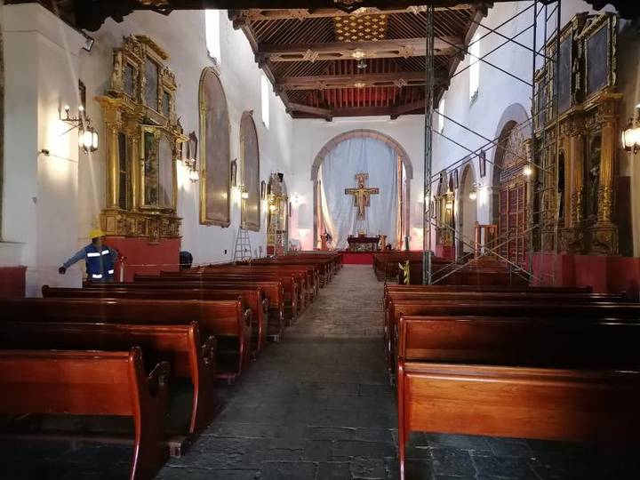 Rehabilitación de Catedral de Tlaxcala se encuentra al 80% para finalizar