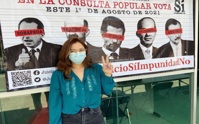 Estefanía Veloz expone agresión de policías estatales en Puebla