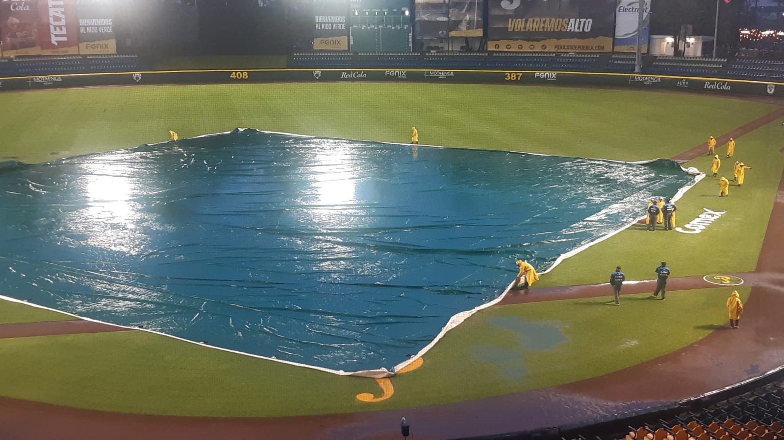 La lluvia arruinó el primero de la serie entre Pericos y Veracruz
