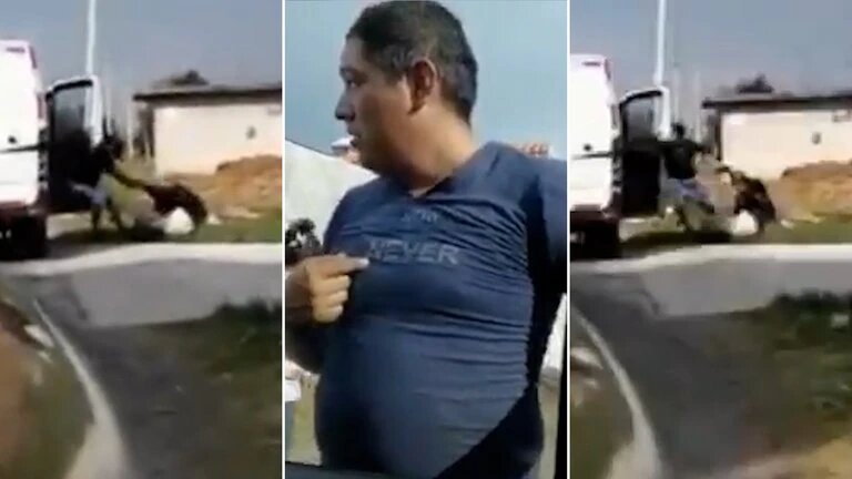 Impune y a plena luz del día: el indignante momento en que un sujeto golpea a una mujer en Huejotzingo