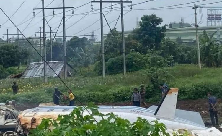 Al menos 12 muertos por el accidente de una avión del Ejército birmano