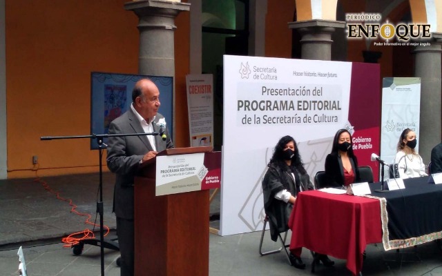 Secretaría de Cultura presenta catálogo del programa editorial para impulsar la obra de escritores poblanos