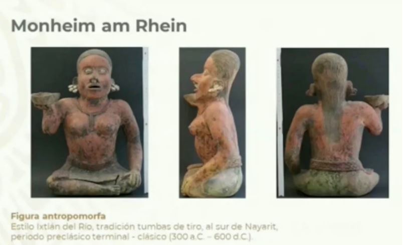 Alemania devuelve a México 34 piezas arqueológicas que eran de colecciones particulares