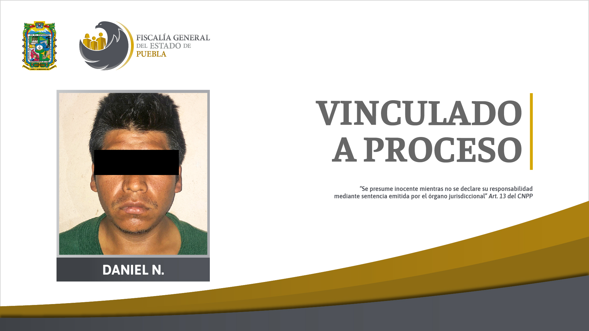 Cae presunto feminicida de una abuelita en Cuautempan, es vinculado a proceso: FGEP