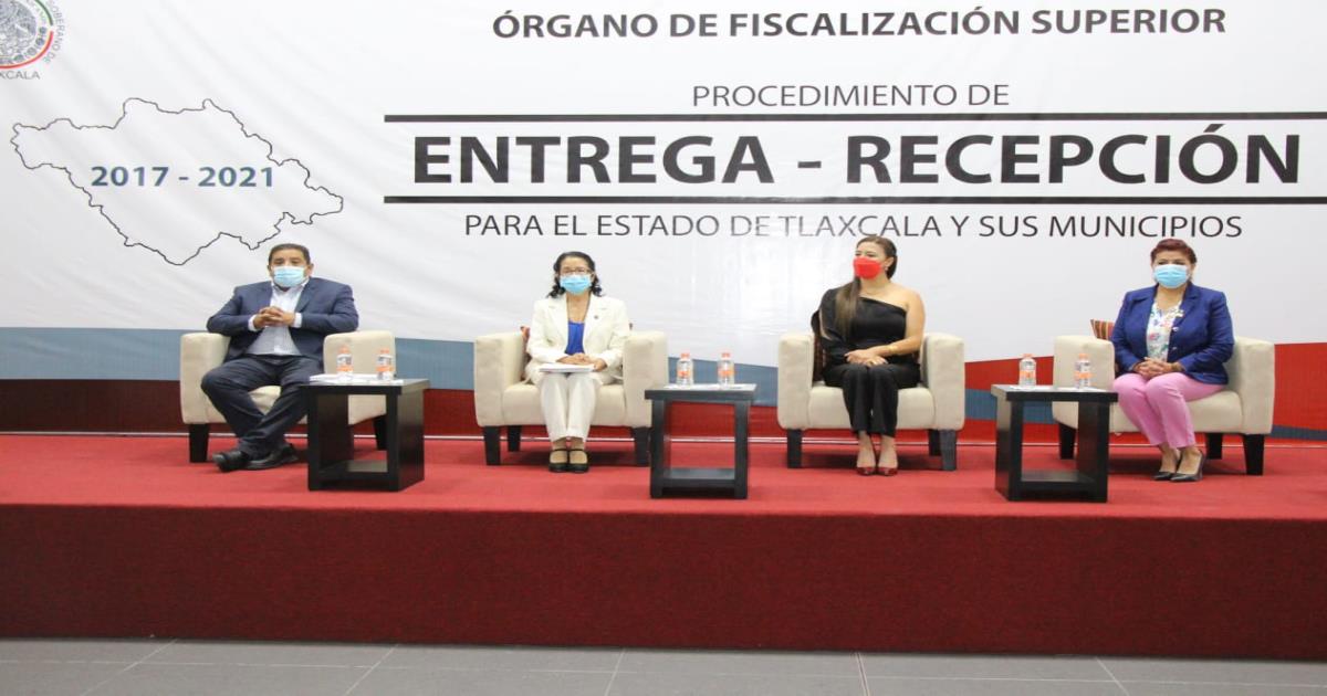OFS realiza entrega de lineamientos a los siguientes servidores públicos del estado de Tlaxcala.