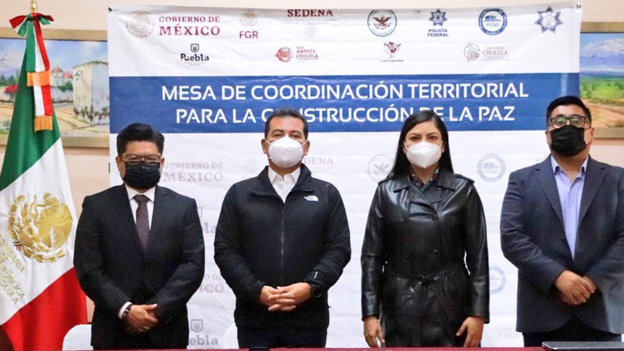 Presidentes Municipales de la Zona Metropolitana de Puebla se reúnen en San Pedro Cholula 