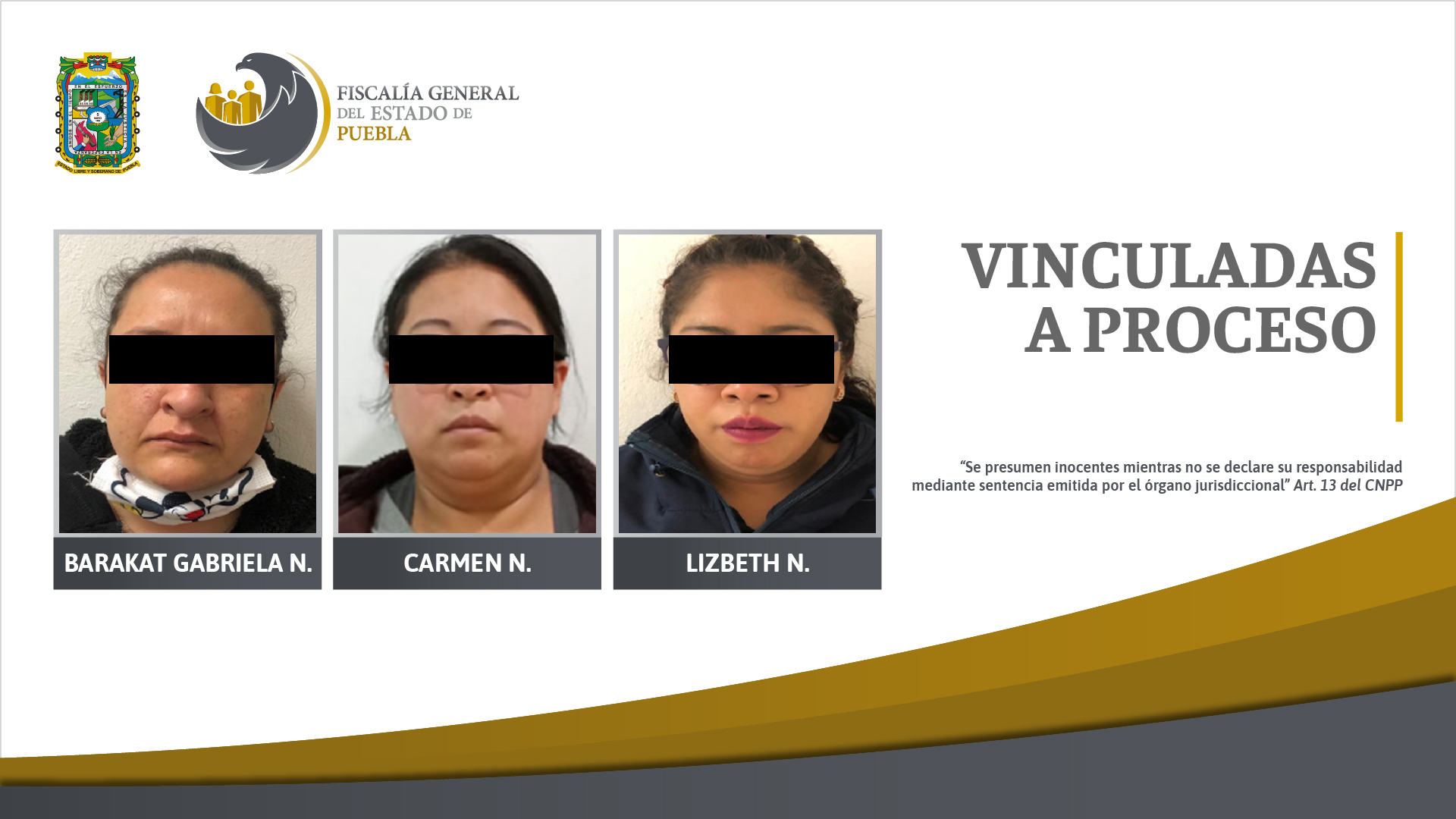 Policías y Jueza de Huejotzingo, vinculadas a proceso por abuso de autoridad y lesiones calificadas