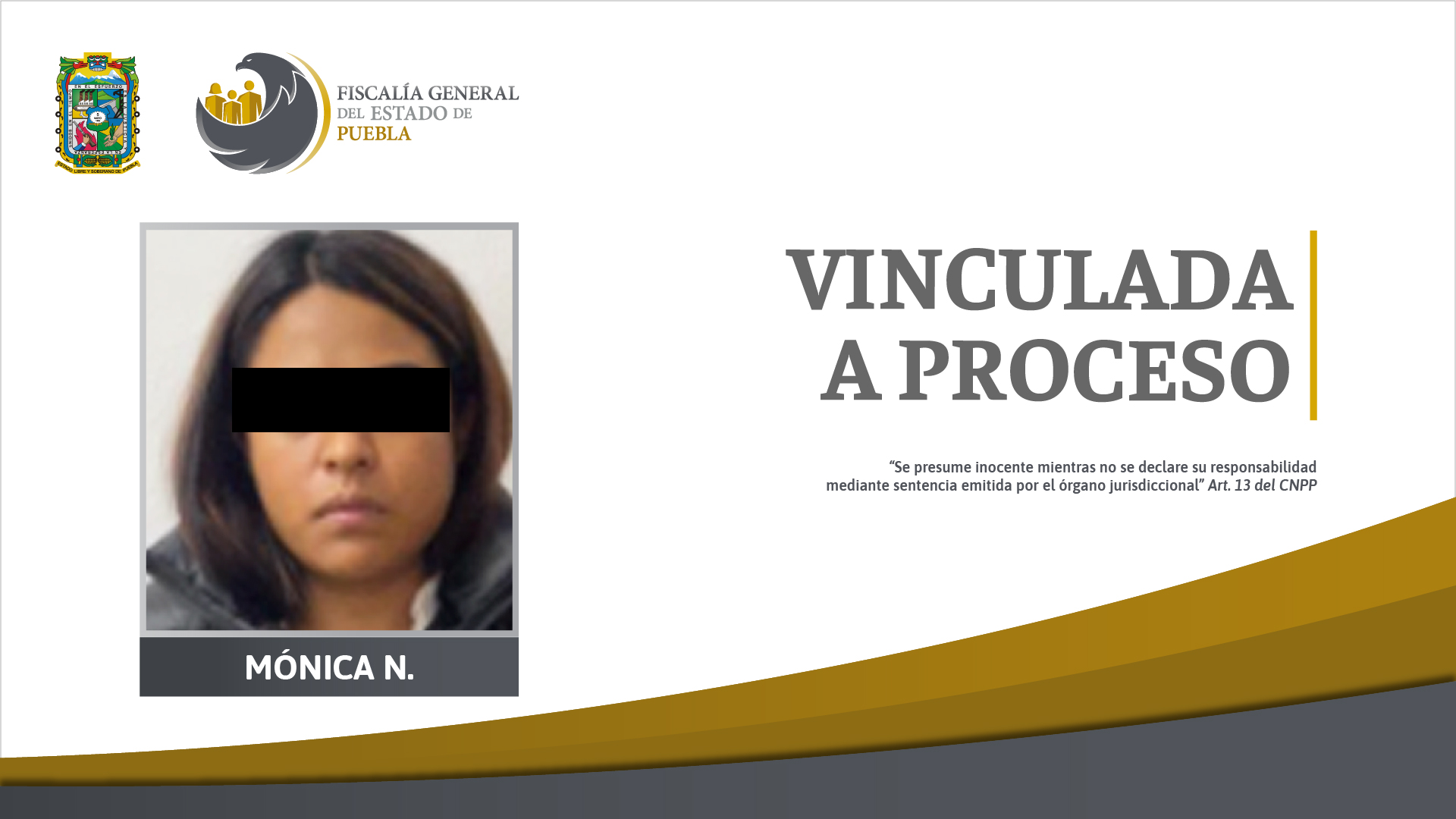 Mónica N. Vinculada a proceso por falsedad de declaraciones ante una autoridad